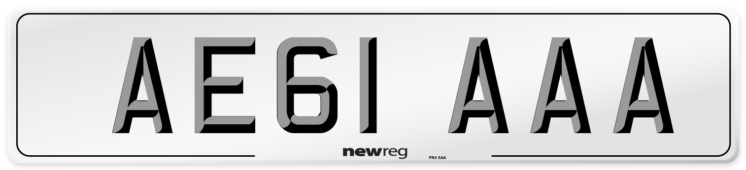 AE61 AAA Number Plate from New Reg